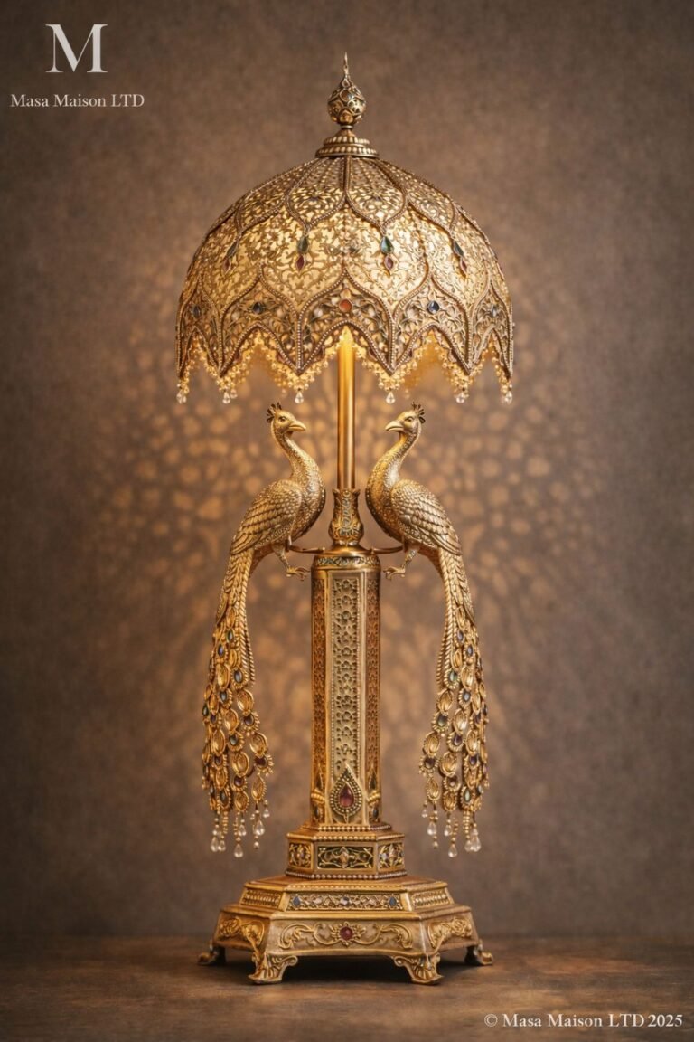 heritage peacock lampshade