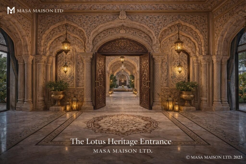 the lotus heritage entrance