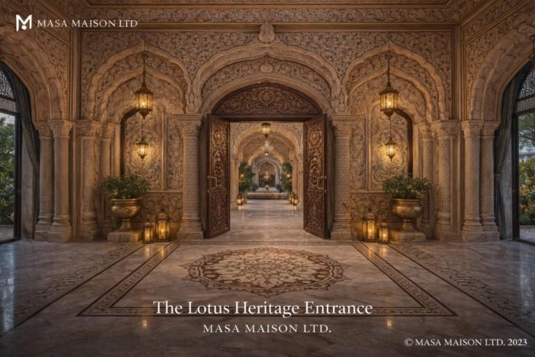 the lotus heritage entrance