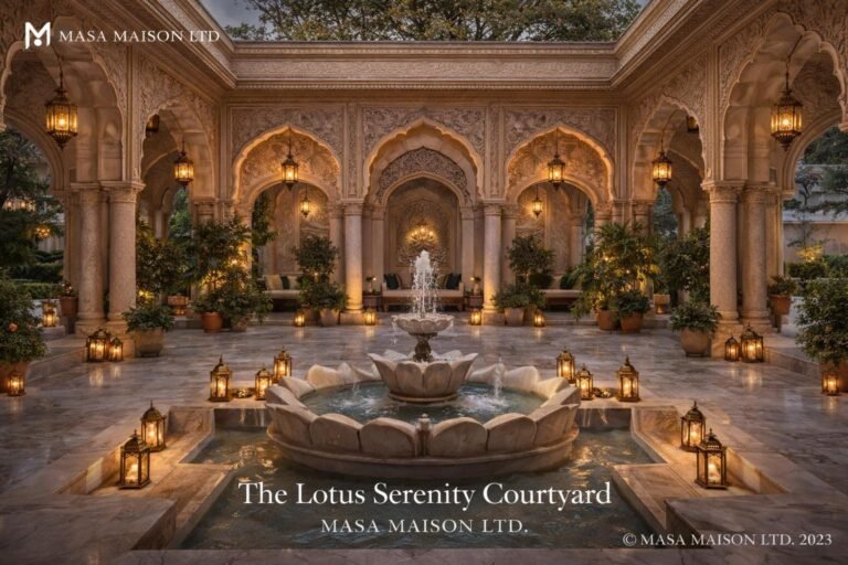 the lotus serenity courtyard
