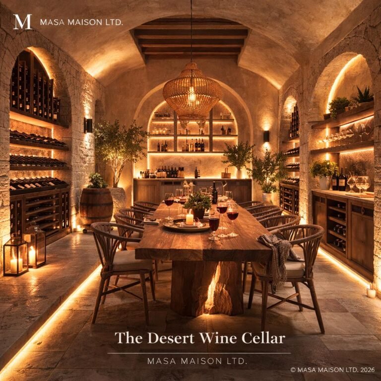 the tulum desert wine cellar