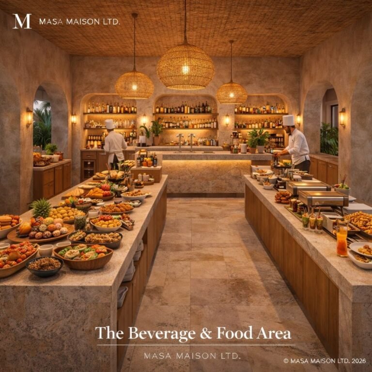 tulum beverage and food area