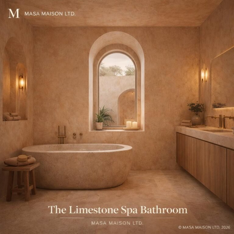 tulum limestone spa bathroom